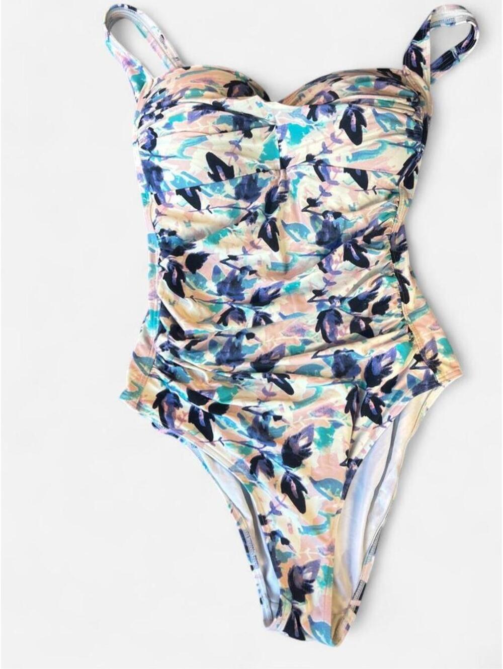 Niptuck Swim One Piece Multi-Fit Cup Swimsuit Size US 12